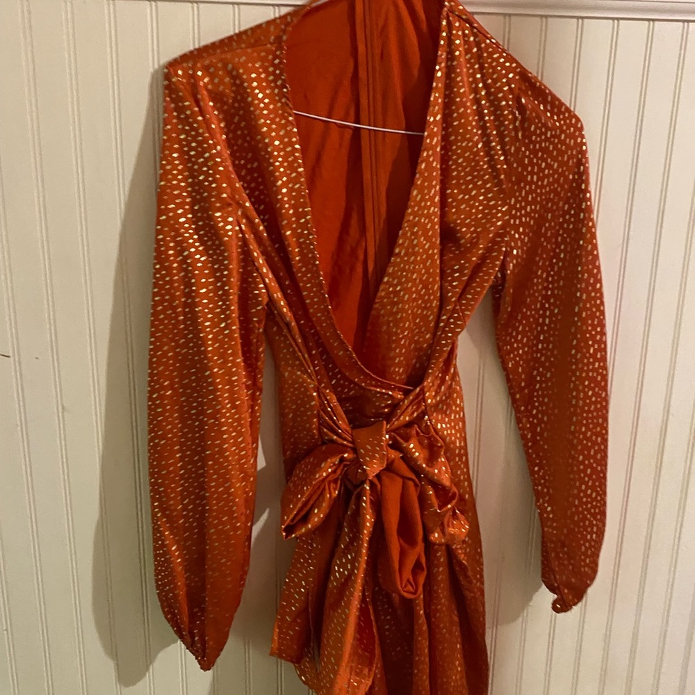 Orange dress